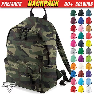 Adult Kids Backpack Rucksack Bag School Travel Sports Retro Laptop Work Mens • £13.38