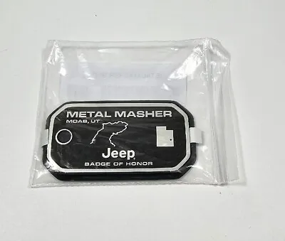 Metal Masher Moab UT Jeep Badge Of Honor • $44.99