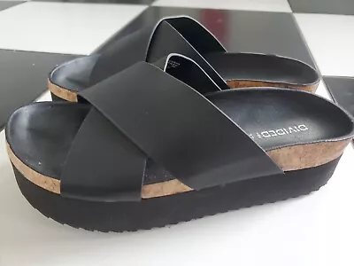 H&m Ladies Wedge Sliders Sandals Size UK 4 EUR 37 Worn Twice 🤩 • £9.99