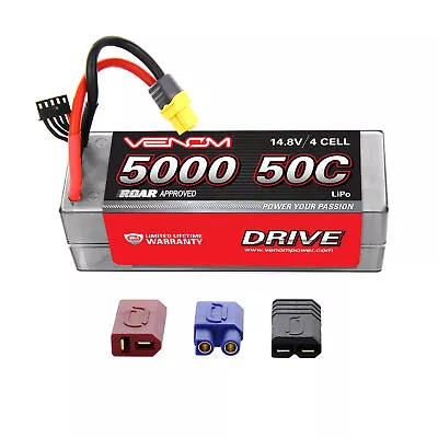 VNR15031: DRIVE 50C 4S 5000mAh 14.8V LiPo • $82.79