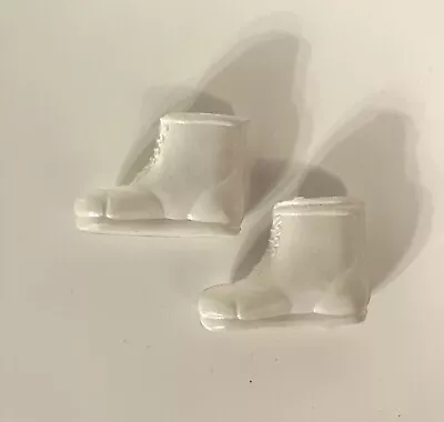 Vintage 1970s Mego ACTION JACKSON WHITE BOOTS / SHOES For 8” Action Figures • $9.99