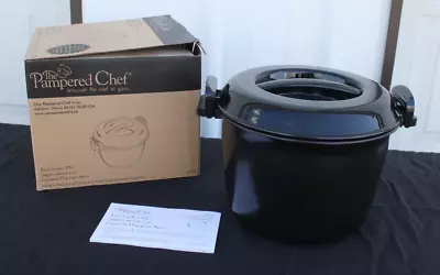 Retired Pampered Chef 3 Qt Rice Cooker Plus 2779 Micro Steamer Locking Lid • $24