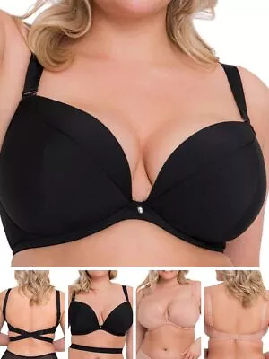 Curvy Kate Superplunge Bra Multiway Plunge Padded Underwired Bras Lingerie • £29.50