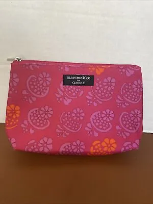 Marimekko For Clinique Designer Cosmetic Makeup Bag   NEW • $10.95