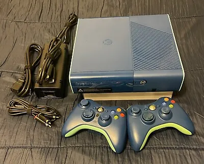 Xbox 360 Slim 500GB Limited Edition/Blue Console With Games Bundle. • $375.95