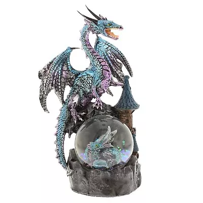 Widdop Blue Dragon On Waterball Figurine | Mystic Legends | FREE UK FAST DELI... • £25.99