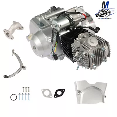 125cc 4 Stroke Semi Auto W/Reverse Electric Start Engine Motor Fit For ATV New • $180.20