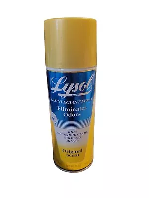 Vintage Lysol Gold Regular Scent Spray EMPTY Can Prop 12 OZ Advertising • $9.95