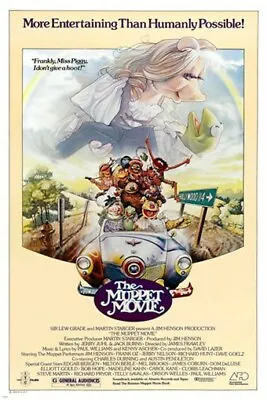 KERMIT The Frog In THE MUPPET MOVIE 1979 Movie Poster 20x30 KIDS Adventure  • $9.99