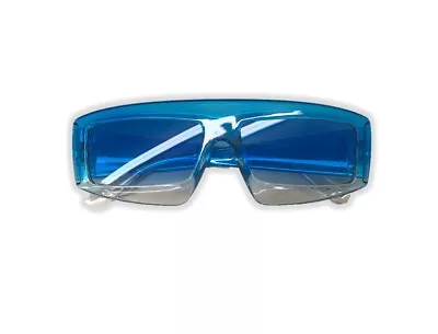 80s To The Maxx Totally Stylin' Sunglasses Blue Abstract Retro Costume Accessory • $6.95