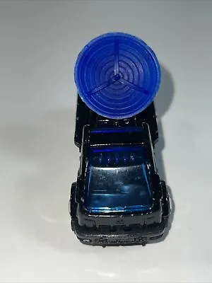 2000 Matchbox 1-75 Airport Radar Truck Black 4 DOT Wheels Loose • $5.95