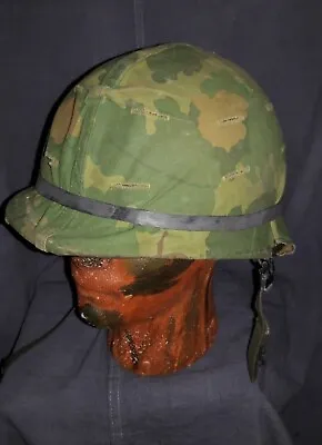 Original Vietnam Era Ingersol M1 Helmet And Liner/mitchell Cover I 99-4 • $212