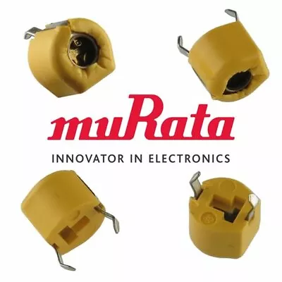 Lot Of MuRata 6.8-45pF Variable Trimmer Capacitor PCB Mount  USA Seller • $2.49