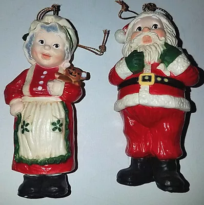 Christmas Holiday Memories Collector Ornaments Santa And Mrs. Claus • $9.99