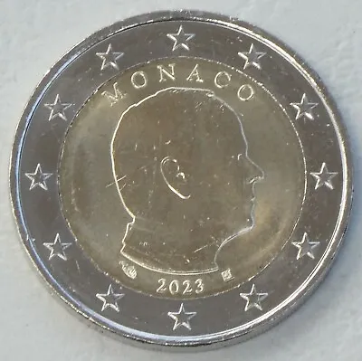 Monaco 2 Euro Coin 2023 Albert II UNC ! • $4.99