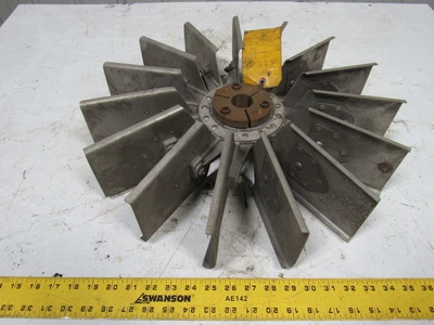 $51.82 • Buy 19-1/4  OD Straight Aluminum Radial Fan 15 Blade 1-3/8  ID Bushing