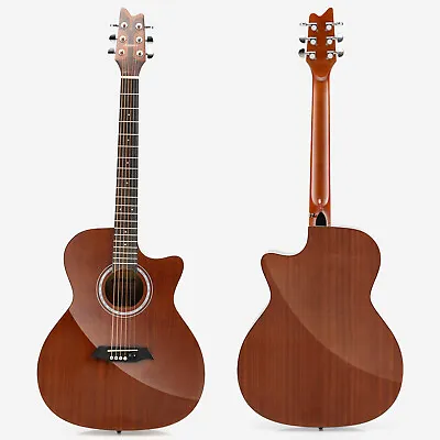 41'' Grand Auditorium Acoustic Guitar Full Size With 6 Steel Strings & 2 Picks • $84.99