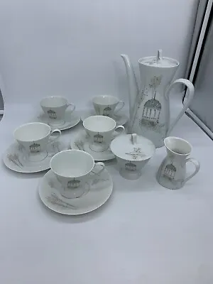 $119.75 • Buy Vintage Lot 13pcs Rosenthal Rendezvous Raymond Loewy German Porcelain Tea Set