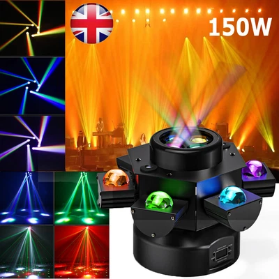 £125.99 • Buy 10 LED Moving Head Beam Laser Light 150W RGBW Stage Lighting DJ Disco Party DMX