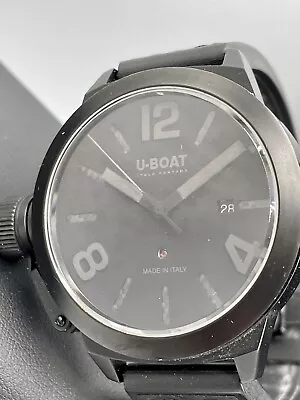 U-BOAT Classico 45 Stealth Black PVD Swiss ETA 2824 Automatic 45mm Destro Left • $1995