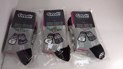 Lot 3 Pair GMark Christmas Socks Small NWT • $9.90