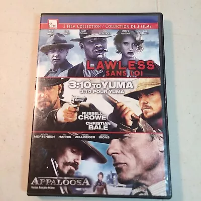 Three Film Collection Lawless 3:10to Yuma Appaloosa DVD • $2.93