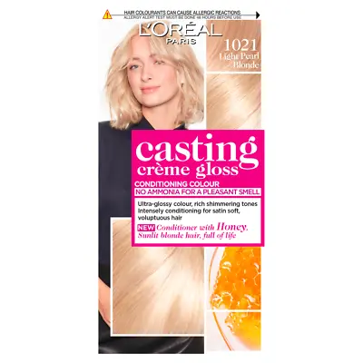 £10.48 • Buy L'Oreal L'Oreale Gloss 1021 Light Pearl Blonde Semi Permanent Hair Dye - 1 Kit