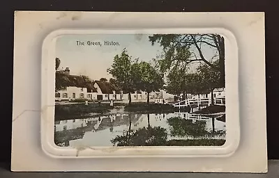 Old Street Scene Postcard - Histon Cambridgeshire England UK • £3.50