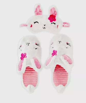 Way To Celebrate ! Easter Slipper And Sleep Mask Gift Bunny • £10.13