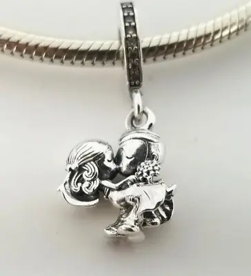 $29.95 • Buy Pandora Sterling Silver #798896C01 Married Couple Charm