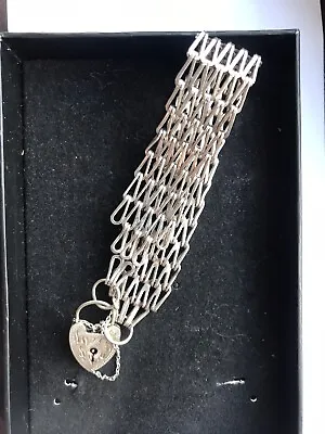 Antique Silver 5 Bar Gate Bracelet  • £90