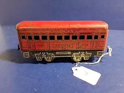 Vintage MARX O Gauge Bogota 245 Pullman Litho Passenger Car Joy-line Coupler 3 • $19.99