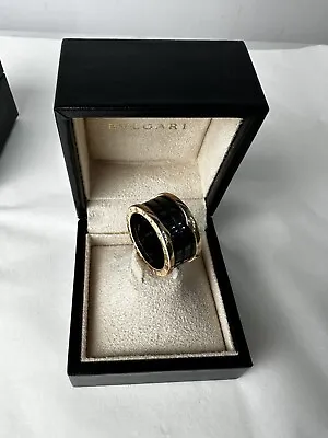 Bvlgari 18k Rose Gold B.ZERO1 4 Band Ring - Size 8.5 • $2323.02