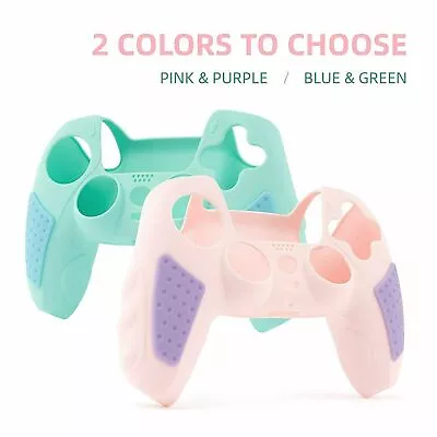 $15.39 • Buy GeekShare Silicone Rubber Soft Skin Case Cover Grip For Playstation 5 Controller