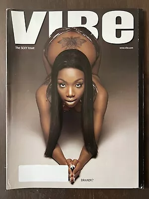 VIBE Magazine - BRANDY/The Sexy Issue/Raw & Uncut *L@@K* - July 2004 • $15.95