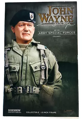 $149.99 • Buy JOHN WAYNE 1:6 Scale Figure From SIDESHOW Collectibles - US ARMY Special Forces