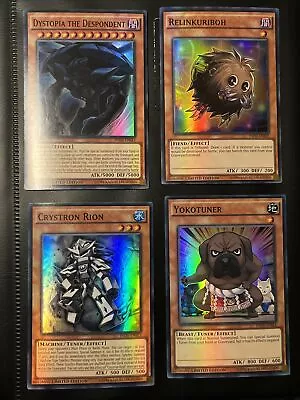 Yugioh Inov Super Rare Special Edition Set 4 Cards Inov-ense1 2 3 4 Limited Ed • £5