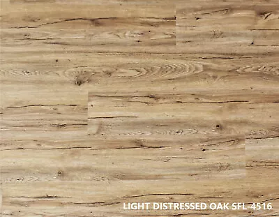 LONGBOARD LOOSE LAY DISTRESSED Oak LUXURY VINYL FLOORING COMMERCIAL WATERPROOF • $45