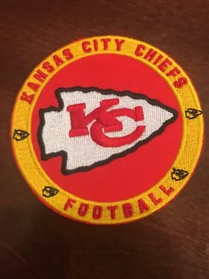 Kansas City Chiefs Vintage Embroidered Iron On Logo Patch 3   NFL • $4.99