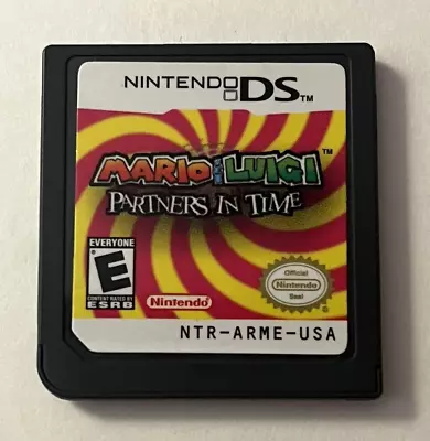 Mario & Luigi: Partners In Time ~ Nintendo DS ~ RPG ~ Tested Works Game Only • $49.95