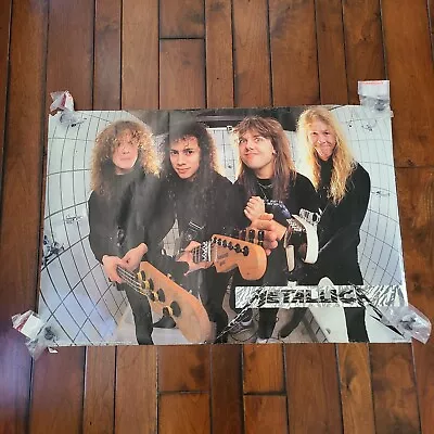 Vintage METALLICA Garage Days 1986 Poster 36  X 24  Cliff Burton Ross Halfin • $89.95