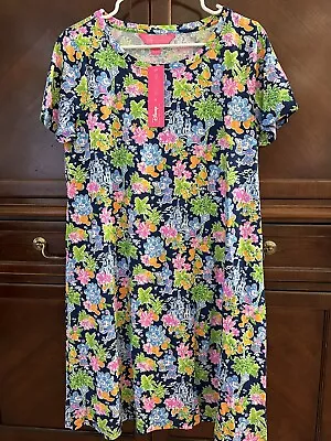 NWT Lilly Pulitzer Disney Parks Collection Mickey Minnie Mouse Dress L • $115