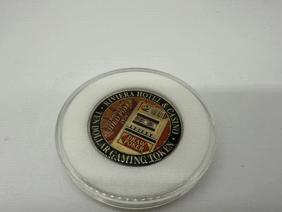 $14.95 • Buy Riviera Hotel Casino $10 Gaming Token Millennium 1999-2000 In Case