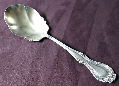 JOAN Beautiful Large Serving Spoon Gilded Bowl Silverplate 1896 D Monogram • $24.99