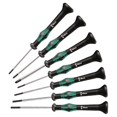 Wera 2035/2050 Kraftform Micro Precision Screwdriver Set 7 Piece 05345271001 • $24.33