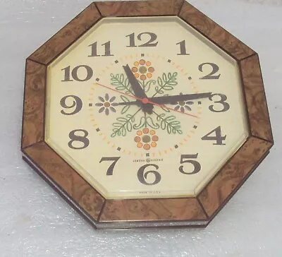 Vintage Mid Century General Electric Kitchen Wall Clock • $19.99