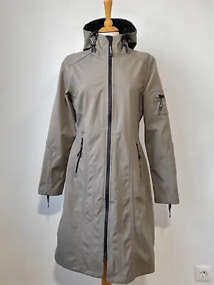 ILSE JACOBSEN Stone Breathable Hooded Raincoat Size: 40 • £89.88