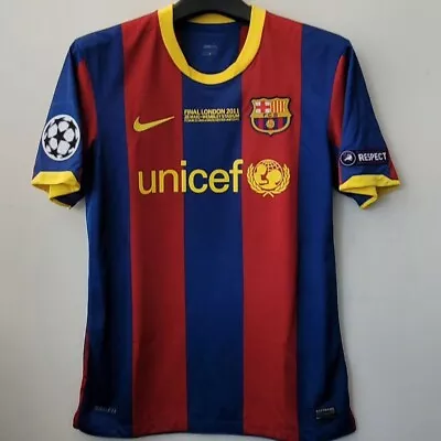 2010/2011 FC Barcelona Messi #10 Champions League Final Jersey • $60