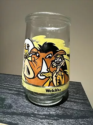 Welch’s Lion King II Simba’s Pride Jelly Jar Glass #2 Vintage  • $4.99