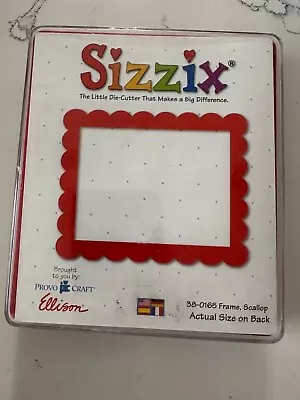 Sizzix Original Die-Cutter Lg Provo Craft Ellison Frame Scallop Scrapbooking Art • $8.95